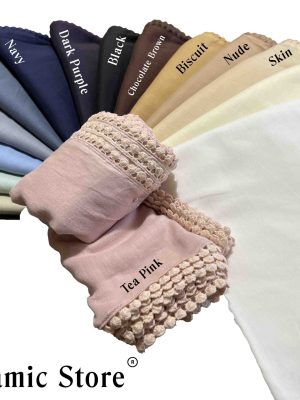 Cotton Lace Scarves by Q&S Islamic Store