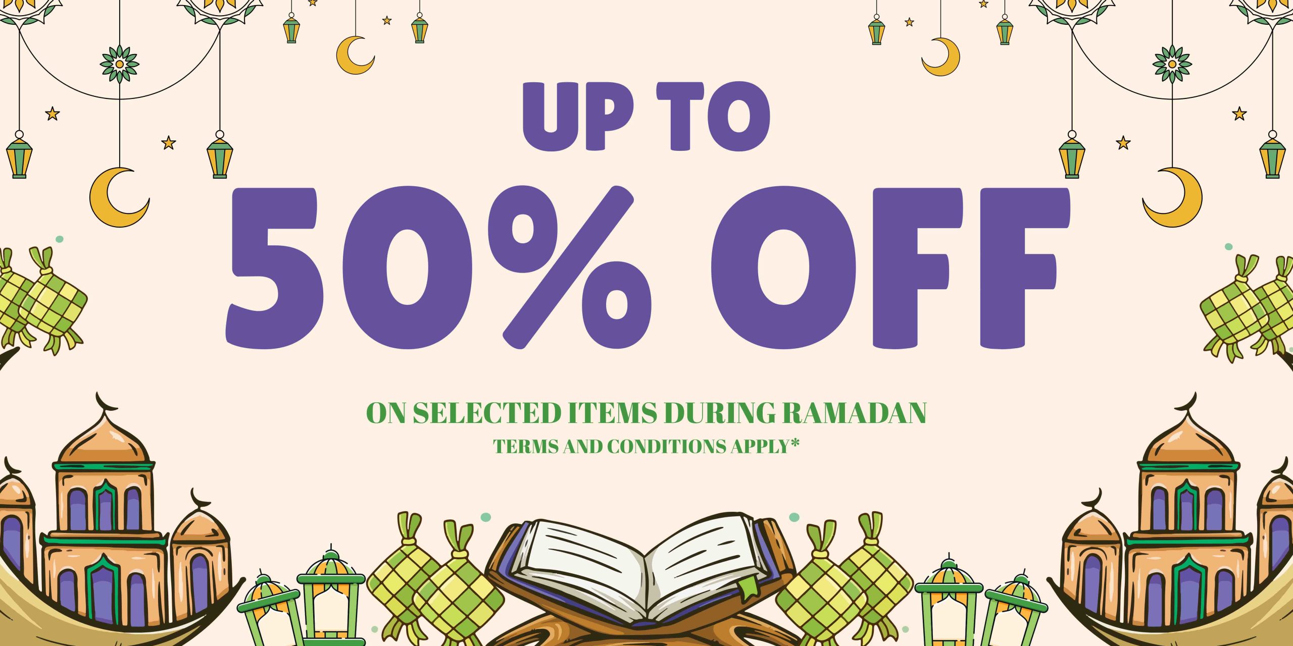 Ramadan Sale Banner by Q&S Islamic Store Ramadan Sale Banner by Q&S Islamic Store