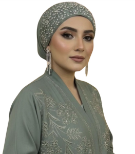 Headshot of a woman wearing an Abayah by Q&S Islamic Store